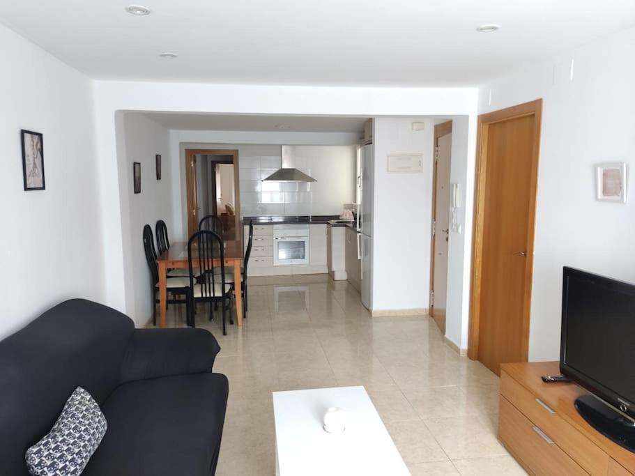 Piso En Playa De Gandia! Apartment Luaran gambar