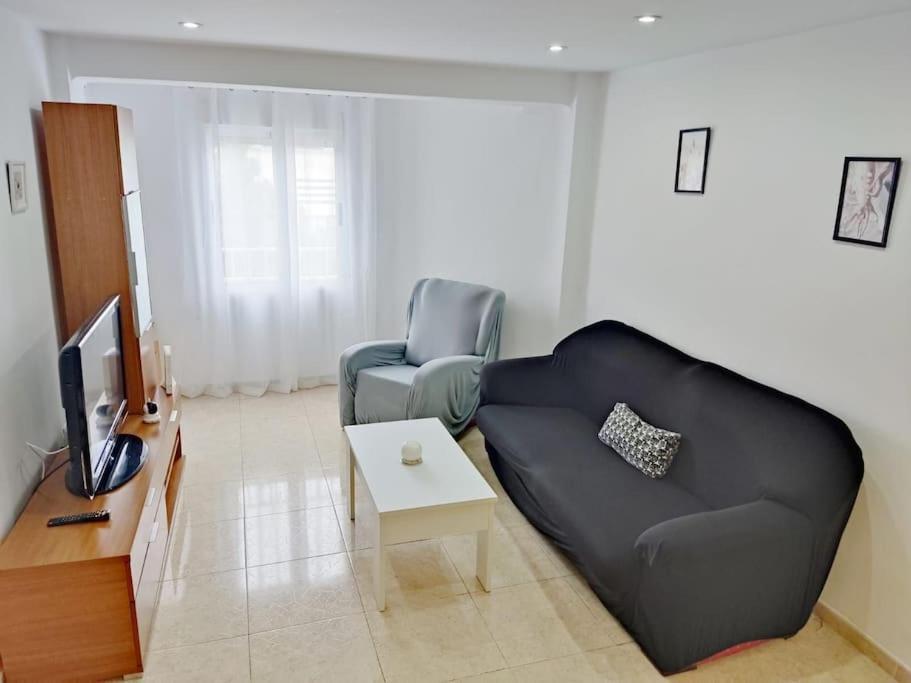 Piso En Playa De Gandia! Apartment Luaran gambar